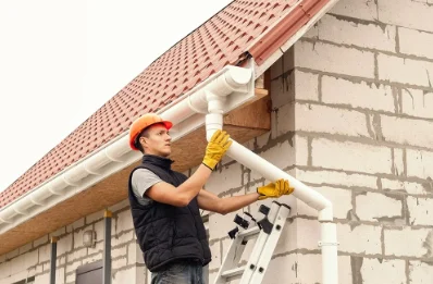 Pose et remplacement de gouttières à Esconnets